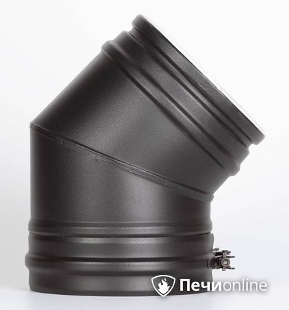 Колено 45° Schiedel Отвод 45° д.150 PM25 (Черный) Permetr в Качканаре
