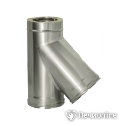 Дымоход Дымок Тройник 45° с изоляцией 0.5 мм. ТRFR45 150/230 в Качканаре