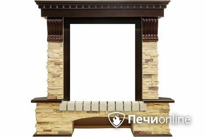 Портал для электрокамина Royal Flame Pierre Luxe угловой сланец под классический очаг в Качканаре