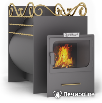 Дровяные печи-каменки Сабантуй 26 панорама под обкладку кирпичом в Качканаре