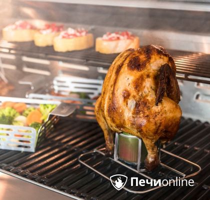 Ростер Char-Broil Grill+ для курицы с креплением для емкости в Качканаре