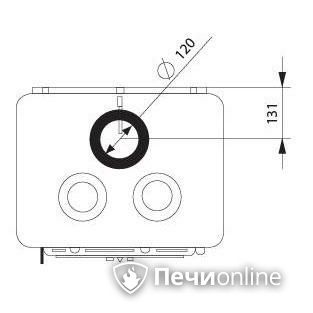 Отопительно-варочная печь Ferguss Magma cook side door в Качканаре