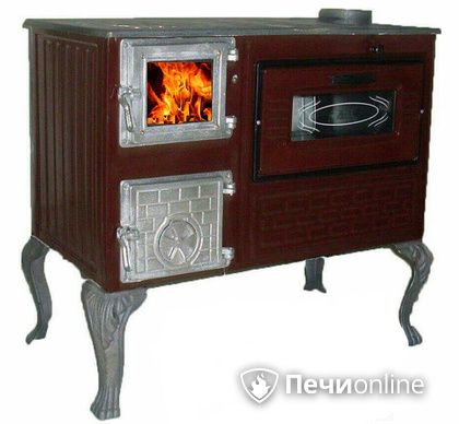 Отопительно-варочная печь МастерПечь ПВ-06 с духовым шкафом, 7.5 кВт в Качканаре
