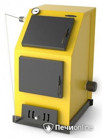Твердотопливный котел TMF Оптимус Электро 25кВт АРТ ТЭН 6кВт желтый в Качканаре