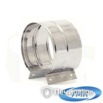  УМК Хомут обжимной D120 0.5 мм оцинковка в Качканаре
