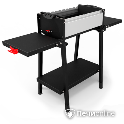 Мангал Grillver Крафтикс Сильвер на подставке в Качканаре