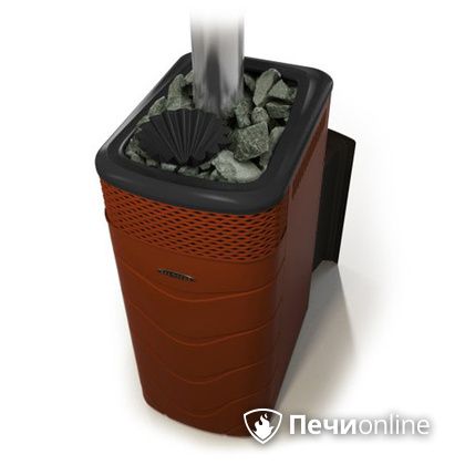 Дровяная банная печь TMF Гейзер XXL 2017 Inox Витра закрытая каменка терракота в Качканаре
